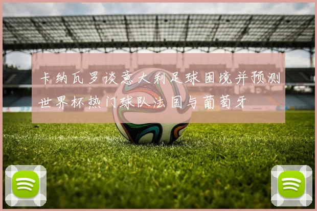 卡纳瓦罗谈意大利足球困境并预测世界杯热门球队法国与葡萄牙